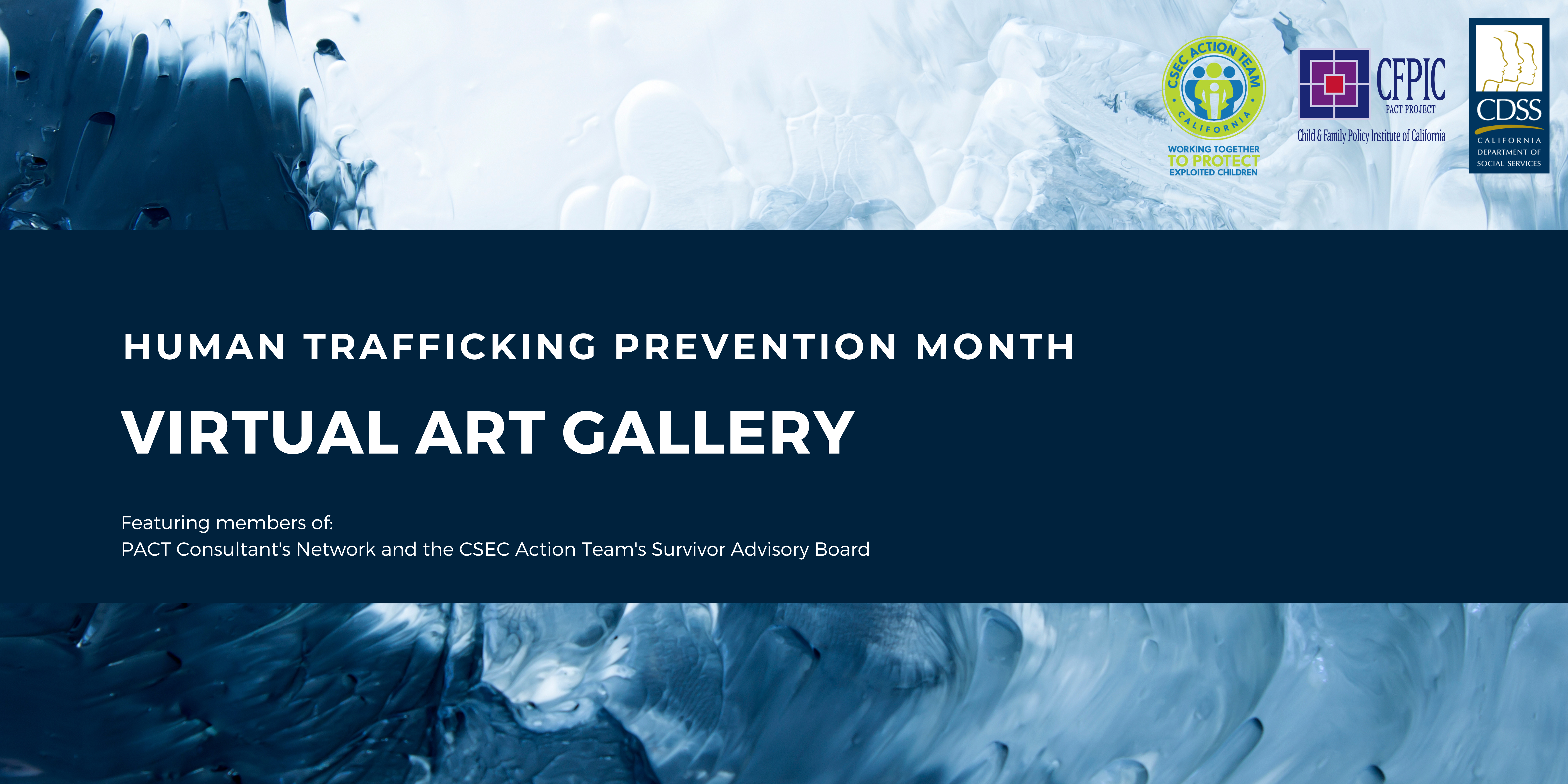 Virtual Art Gallery Website Banner