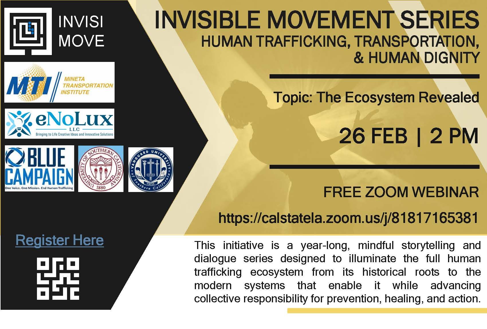 Invisible movement Webinar Flyer